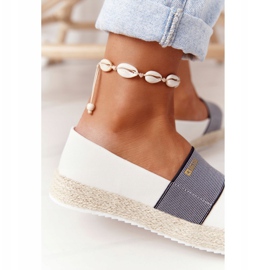 Espadrilky na pletené podrážce Big Star HH274480 bílá bílý 1 Espadrilky na pletené podrážce Big Star HH274480 bílá bílý 1