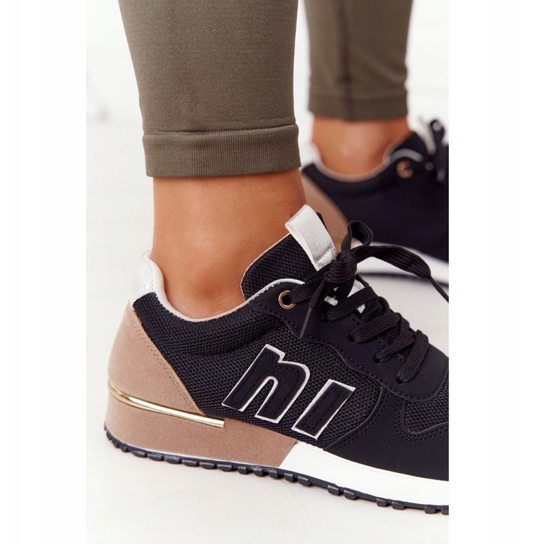 Dámská sportovní obuv Tenisky Black Maddie hnědý černá 1