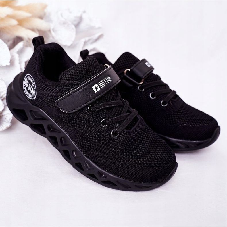 Dětské sportovní boty Tenisky Big Star HH374184 černé černá 2