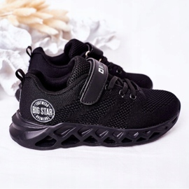 Dětské sportovní boty Tenisky Big Star HH374184 černé černá 5