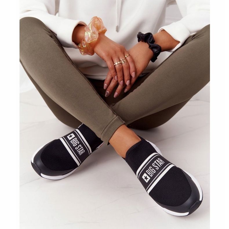 Sportovní obuv Nazouvací paměťová pěna Big Star HH274536 černá 1