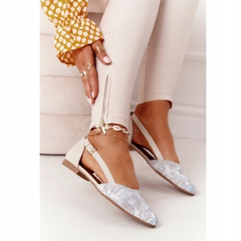 Kůže Maciejka 4972A-04 Béžové balerínky béžový 2