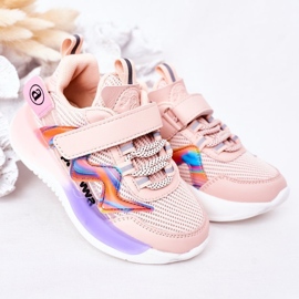 Apawwa Dětské sportovní boty Tenisky Pink Jump Jump růžový 2