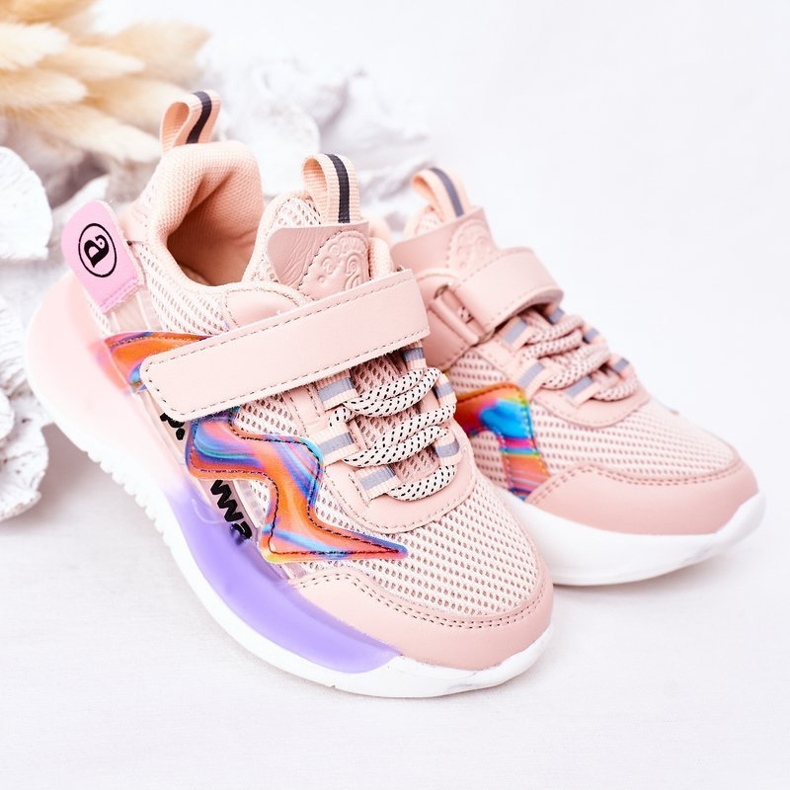 Apawwa Dětské sportovní boty Tenisky Pink Jump Jump růžový 2