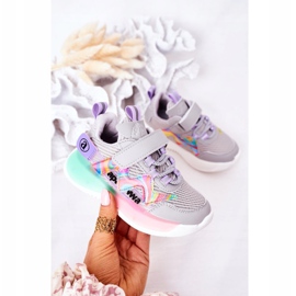 Apawwa Dětské sportovní boty Tenisky Grey Jump Jump šedá vícebarevný 2