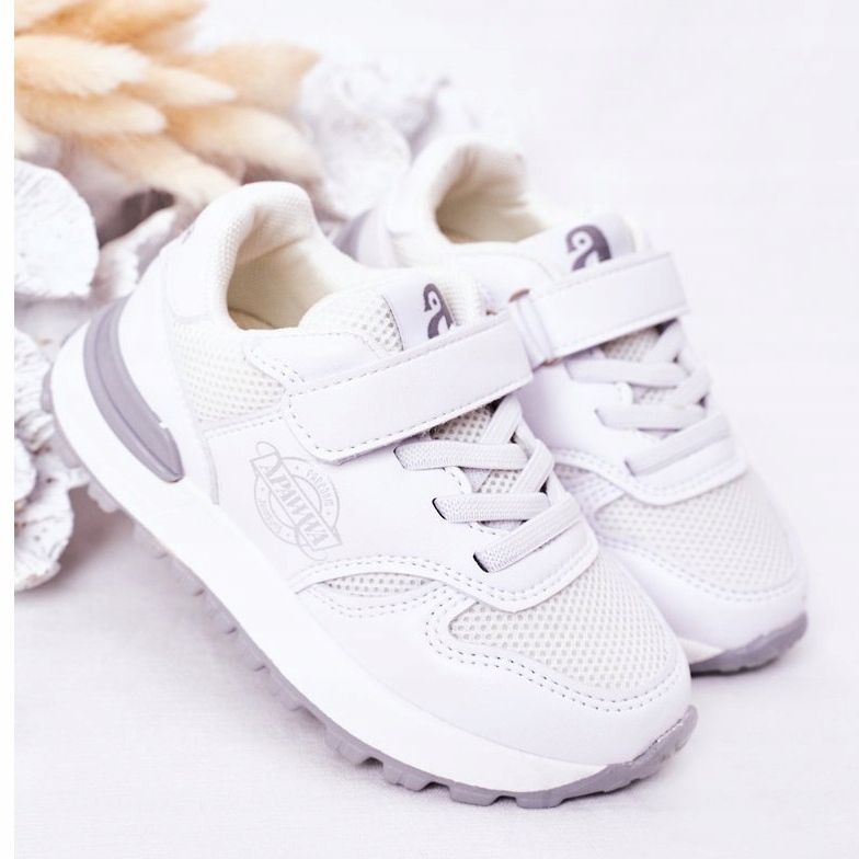 Apawwa Dětské sportovní boty Tenisky White Skatepark bílý 2