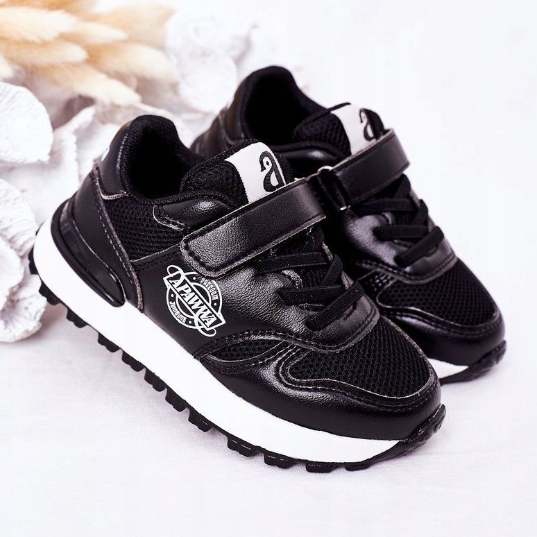 Apawwa Dětské sportovní boty Tenisky Černý Skatepark černá 2