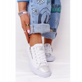 Dámské tenisky Bílo-stříbrný festival bílý 2