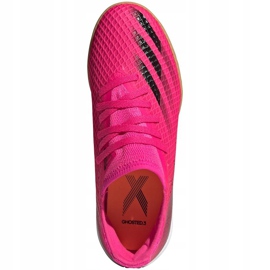 Kopačky Adidas X Ghosted.3 In Jr FW6925 růžový růžový 1