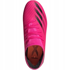 Kopačky Adidas X Ghosted.3 Fg Jr FW6935 růžový růžový 1