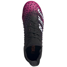 Kopačky Adidas Predator Freak.1 Fg Jr FW7528 vícebarevný černý 2