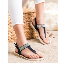 S. BARSKI Japonské sandály S.BARSKI námořnická modrá 1