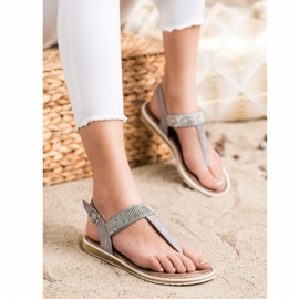 S. BARSKI Japonské sandály S.BARSKI šedá 2