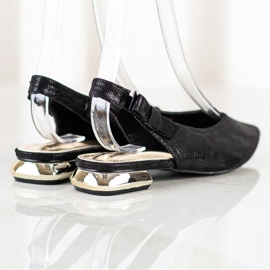 Goodin Stylová čerpadla ve Spitzu černý 1