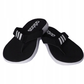 Pánské černé pantofle Adidas Flip Flop Adidas EG2069 bílý černý 1