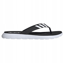 Pánské černé pantofle Adidas Flip Flop Adidas EG2069 bílý černý 2