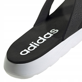 Pánské černé pantofle Adidas Flip Flop Adidas EG2069 bílý černý 3