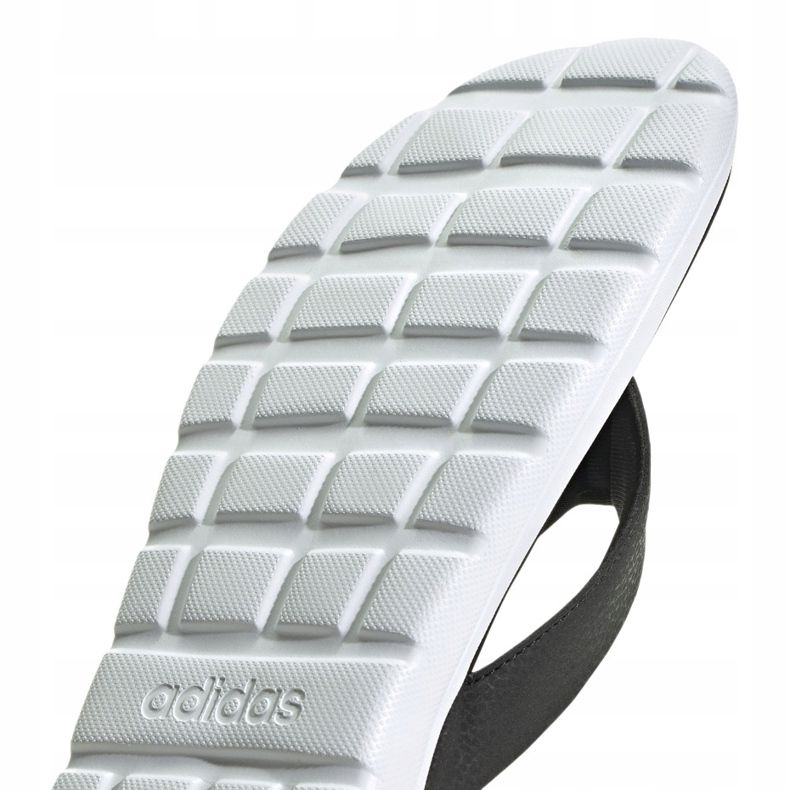 Pánské černé pantofle Adidas Flip Flop Adidas EG2069 bílý černá 4
