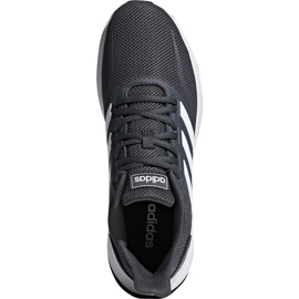 Šedá pánská obuv Adidas Runfalcon F36200 bílý 1