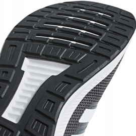 Šedá pánská obuv Adidas Runfalcon F36200 bílý 4