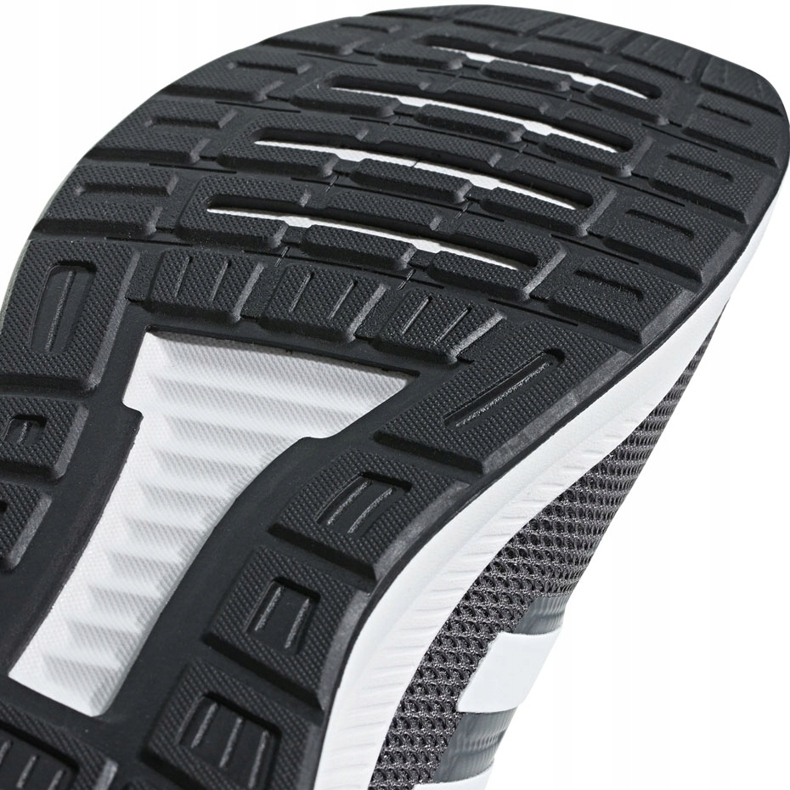 Šedá pánská obuv Adidas Runfalcon F36200 bílý 4