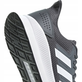 Šedá pánská obuv Adidas Runfalcon F36200 bílý 3