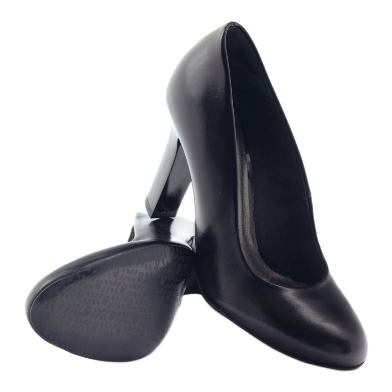 Edeo Černá Pumpy Na Sloupu 3