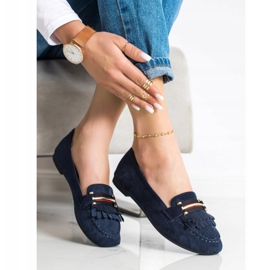 Anesia Paris Stylové mokasíny modrý 3