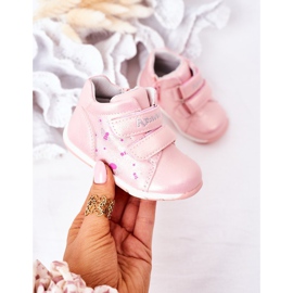 Apawwa Dětské žabky se suchým zipem Pink Milo růžový 2