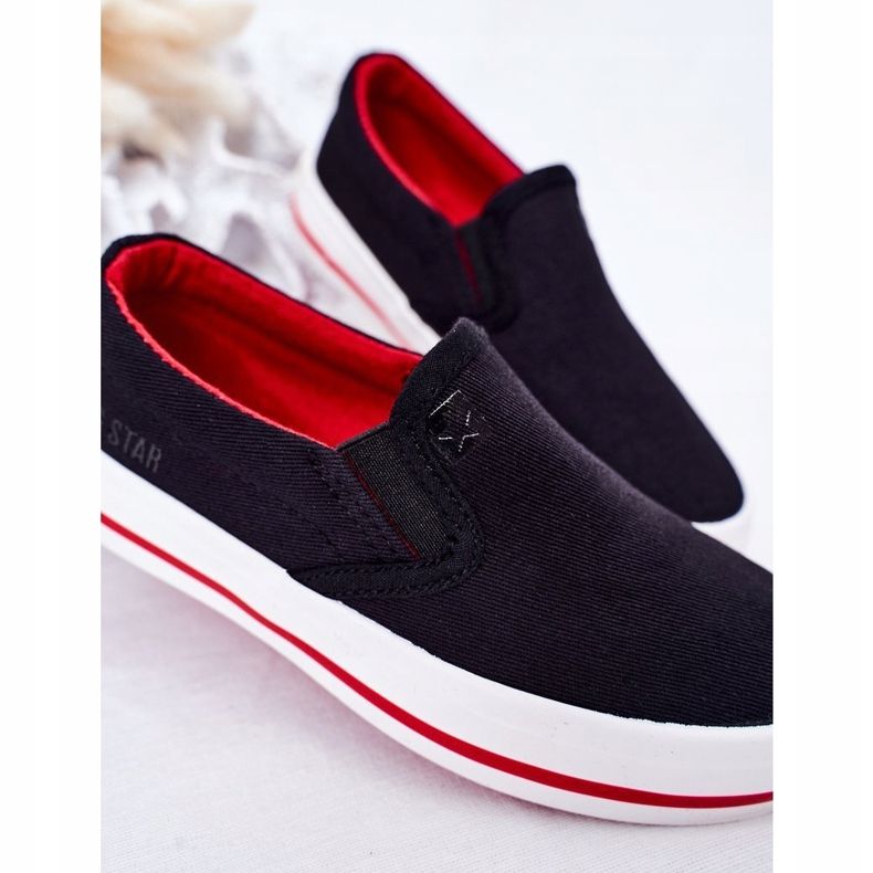 Dětské nazouvací tenisky Big Star HH374013 černé černá 1