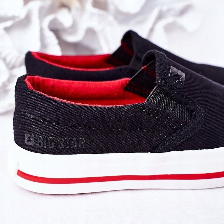 Dětské nazouvací tenisky Big Star HH374013 černé černý 2