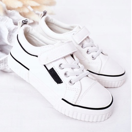 Dětské tenisky se suchým zipem Big Star HH374028 bílé bílý 1