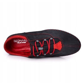 Bednarek Polish Shoes Pánské kožené boty Bednarek Navy Blue modrý 1