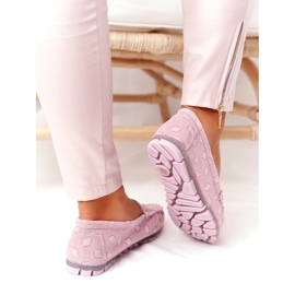 Ekologické kožené mokasíny Rio Flore růžové růžový 4