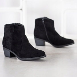 Cm Paris Klasické kovbojské boty černý 1