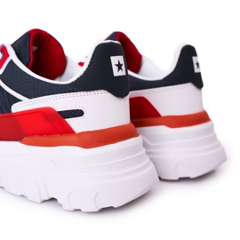 Pánské sportovní boty Memory Foam Big Star HH174207 Navy Blue-White bílý námořnická modrá vícebarevný 1