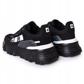 Pánská sportovní obuv Memory Foam Big Star HH174209 černo-modrá černý modrý 1