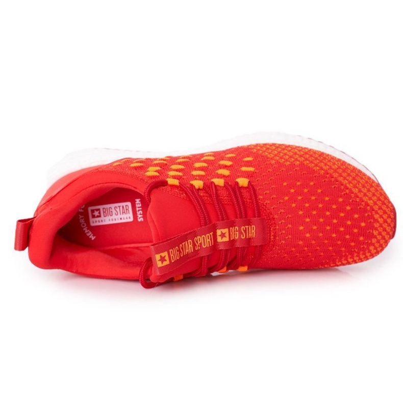 Pánská sportovní obuv Memory Foam Big Star FF174240 červená červený 1