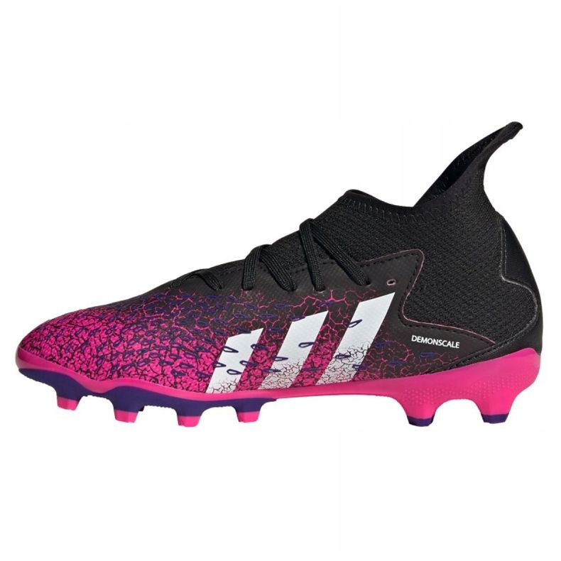 Kopačky Adidas Predator Freak.3 Mg Jr FW7532 černá, černá, růžová černá 1