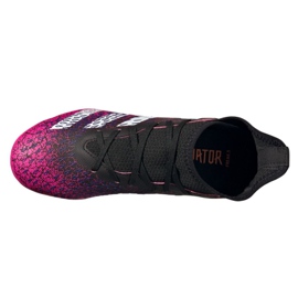 Kopačky Adidas Predator Freak.3 Mg Jr FW7532 černá, černá, růžová černý 2