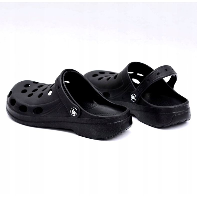 Flameshoes Pánské sandály Black Kroks černá 2