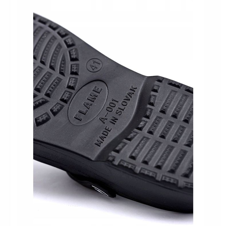 Flameshoes Pánské sandály Black Kroks černý 1