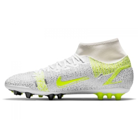 Kopačky Nike Superfly 8 Academy Ag M CV0842-107 stříbro, bílá stříbrný 2