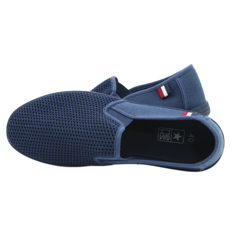 NEWS Tmavě modré tenisky Tommy 21MN02-3636 námořnická modř 4