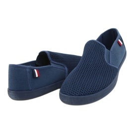 NEWS Tmavě modré tenisky Tommy 21MN02-3636 námořnická modř 2