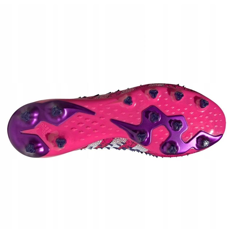 Kopačky Adidas Predator Freak.1 Ag M FW7242 grafit, černý, fialový černá 2
