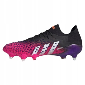 Kopačky Adidas Predator Freak.1 Low Sg M FW7246 grafit, černý, fialový černá 1