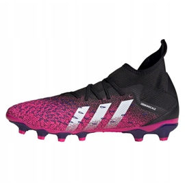 Kopačky Adidas Predator Freak.3 Mg M FW7515 grafit, černá, fialová černý 1