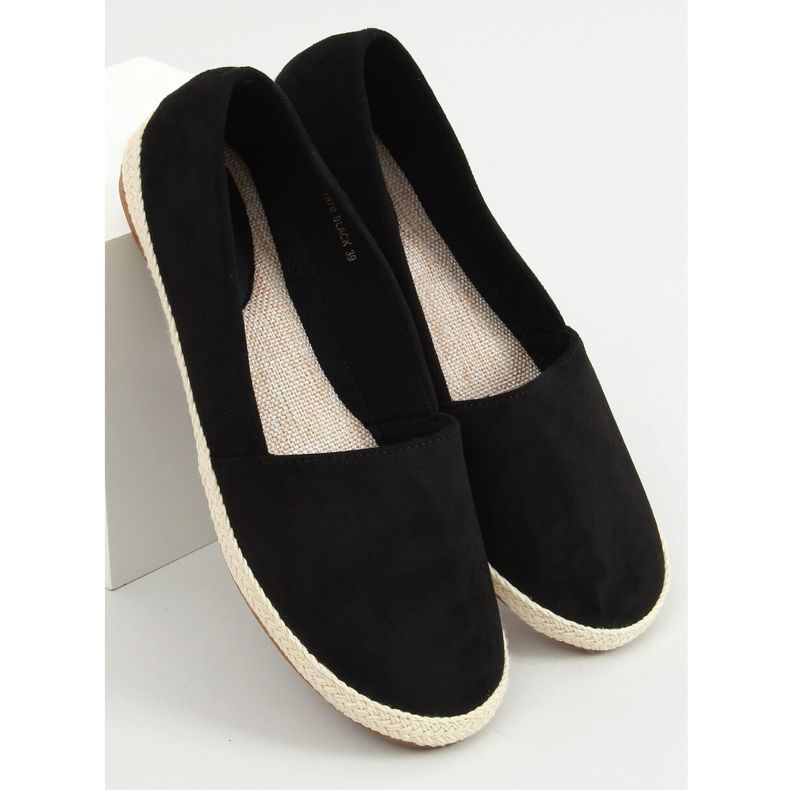 Černé tenisky 7870 černé espadrilky černý 1