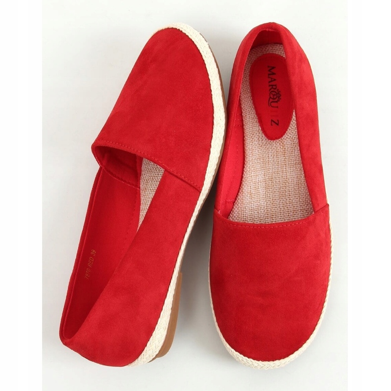 Tenisky espadrilky červené 7870 červené červený 1